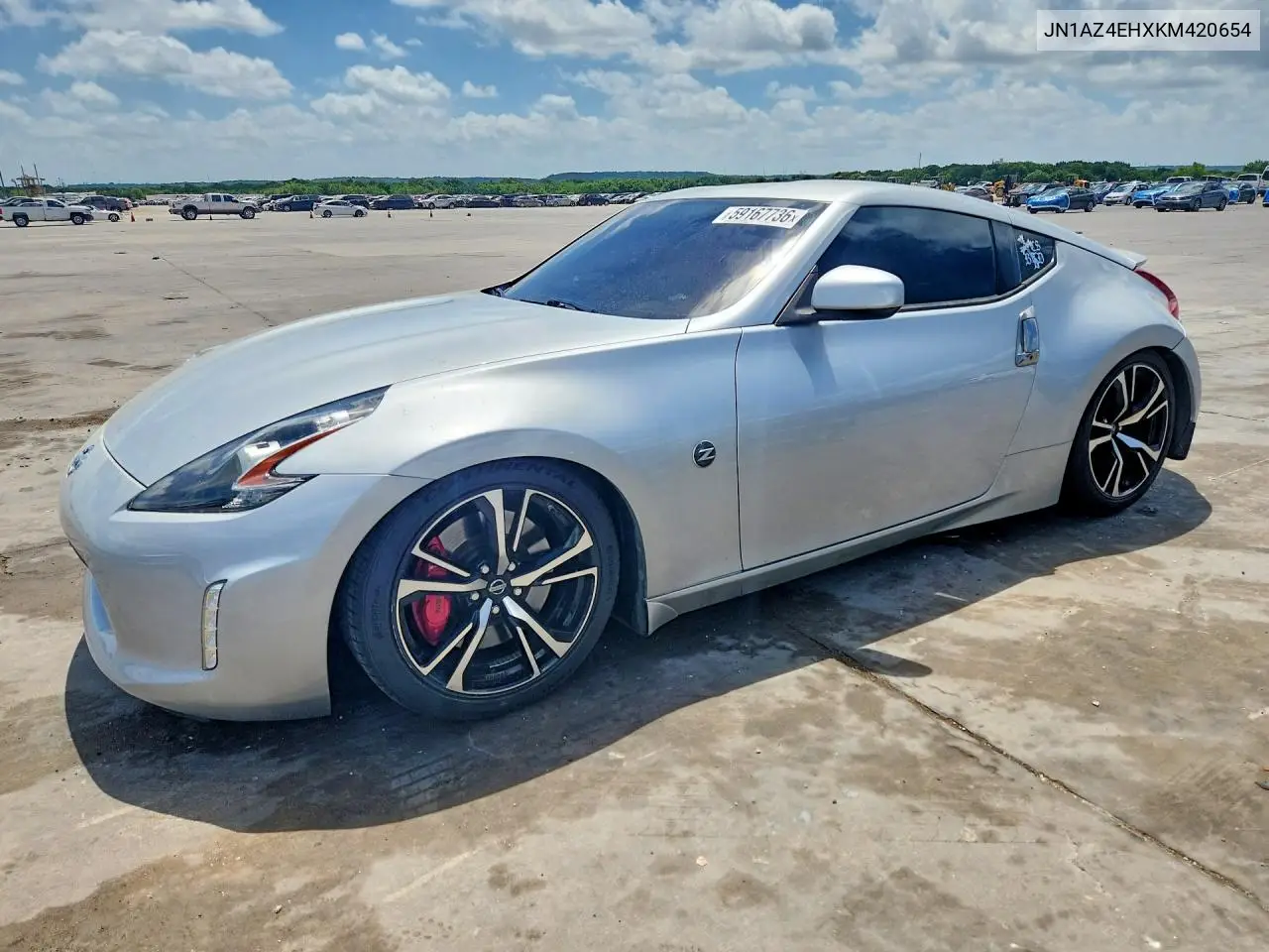 2019 Nissan 370Z Sport Touring VIN: JN1AZ4EHXKM420654 Lot: 59167736