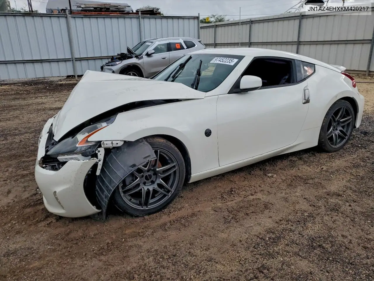 2019 Nissan 370Z Base VIN: JN1AZ4EHXKM420217 Lot: 97452235
