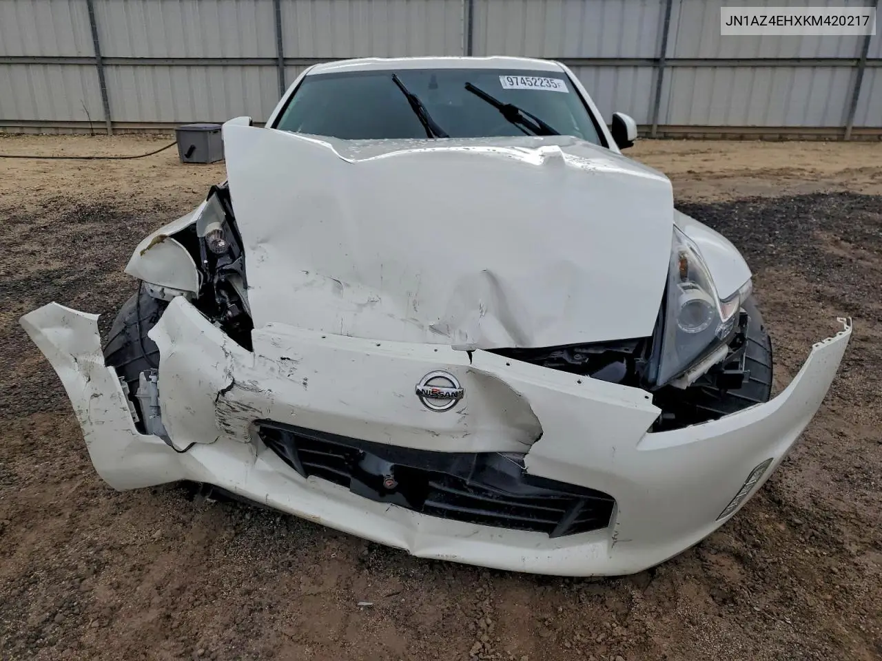 2019 Nissan 370Z Base VIN: JN1AZ4EHXKM420217 Lot: 97452235