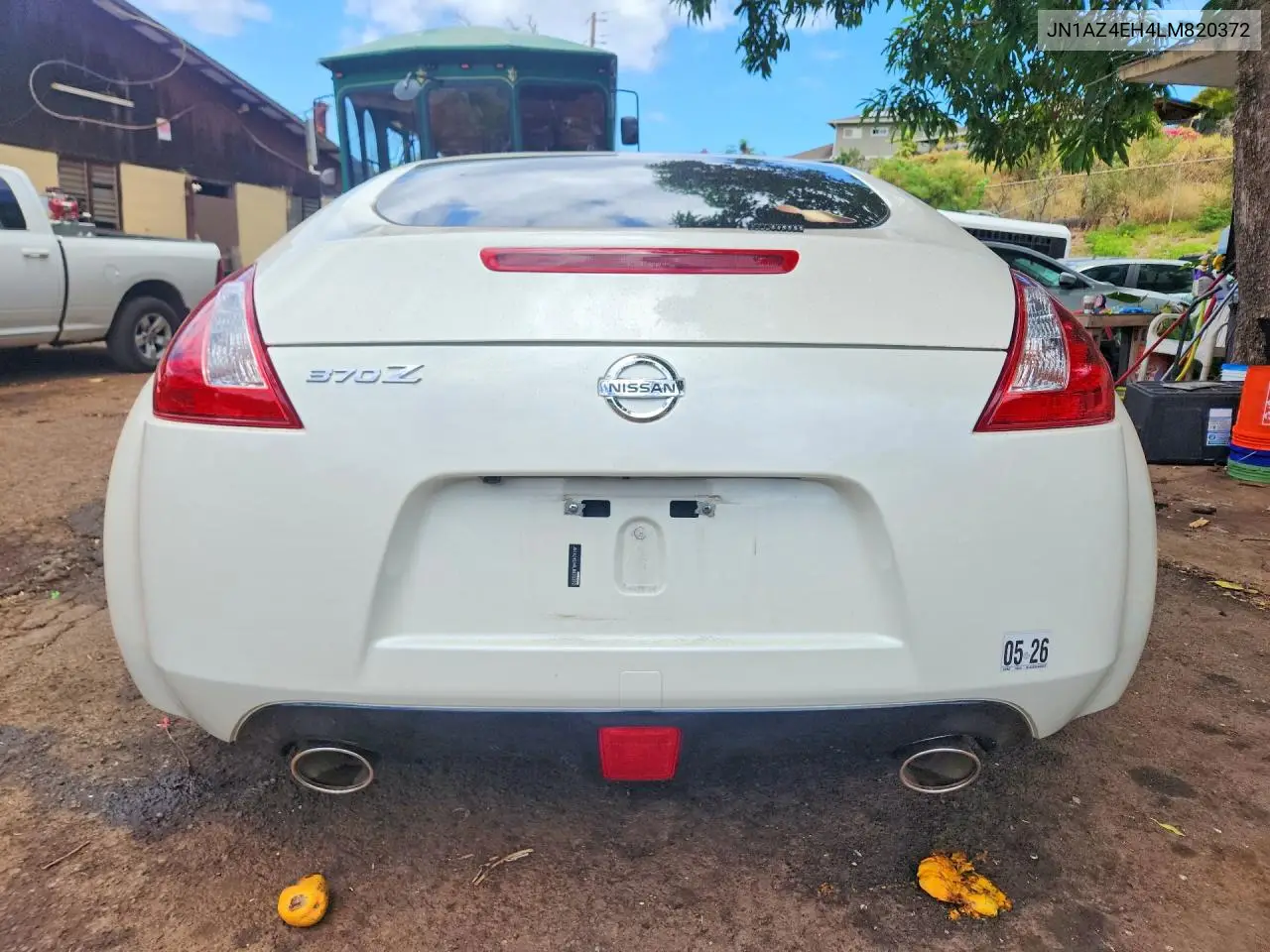 2020 Nissan 370Z Base VIN: JN1AZ4EH4LM820372 Lot: 58098596