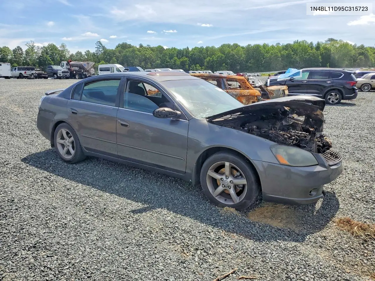 2005 Nissan Altima 3.5 Se VIN: 1N4BL11D95C315723 Lot: 58700546