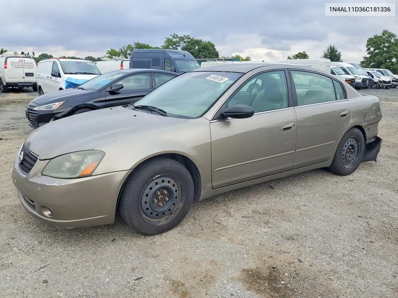 2006 Nissan Altima 2.5 VIN: 1N4AL11D36C181336 Lot: 61686706