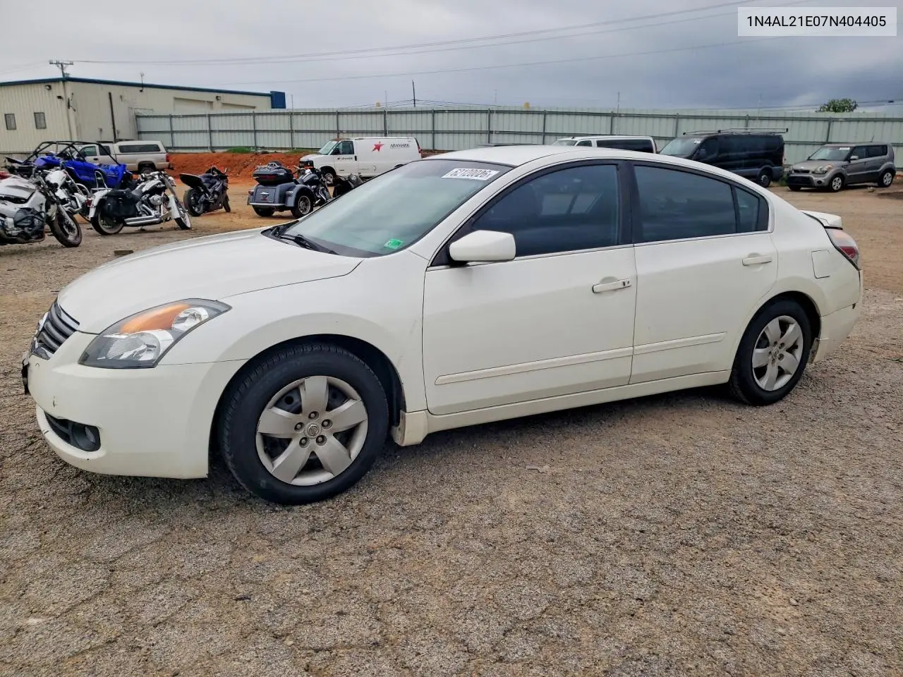 2007 Nissan Altima 2.5 VIN: 1N4AL21E07N404405 Lot: 62120026