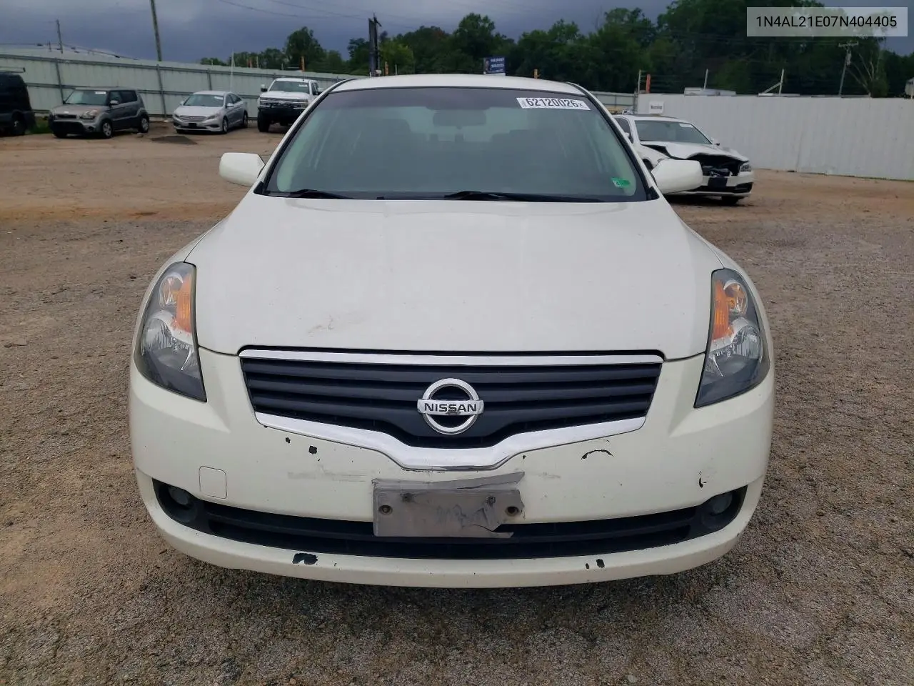 2007 Nissan Altima 2.5 VIN: 1N4AL21E07N404405 Lot: 62120026
