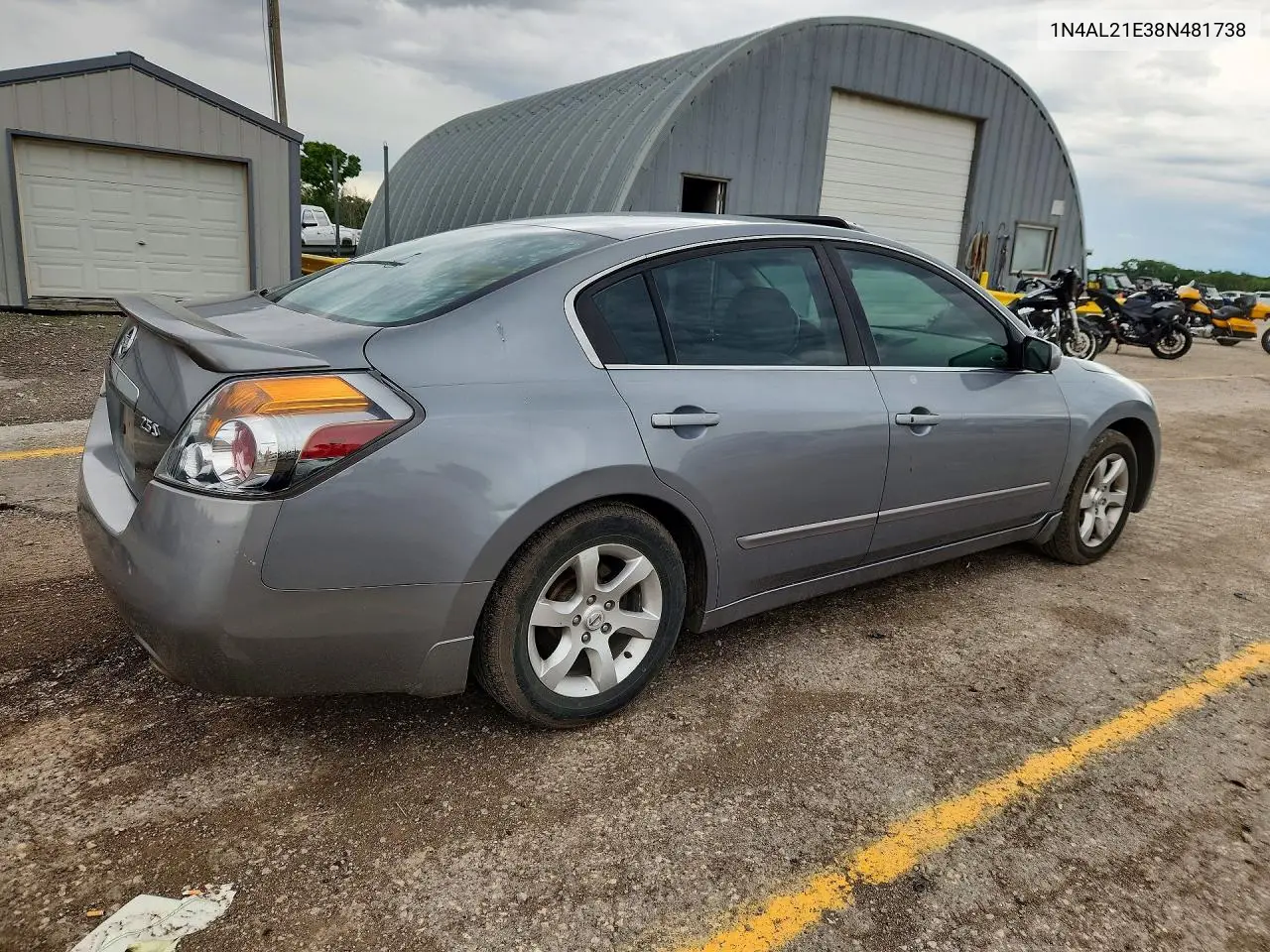 2008 Nissan Altima 2.5 VIN: 1N4AL21E38N481738 Lot: 53845946