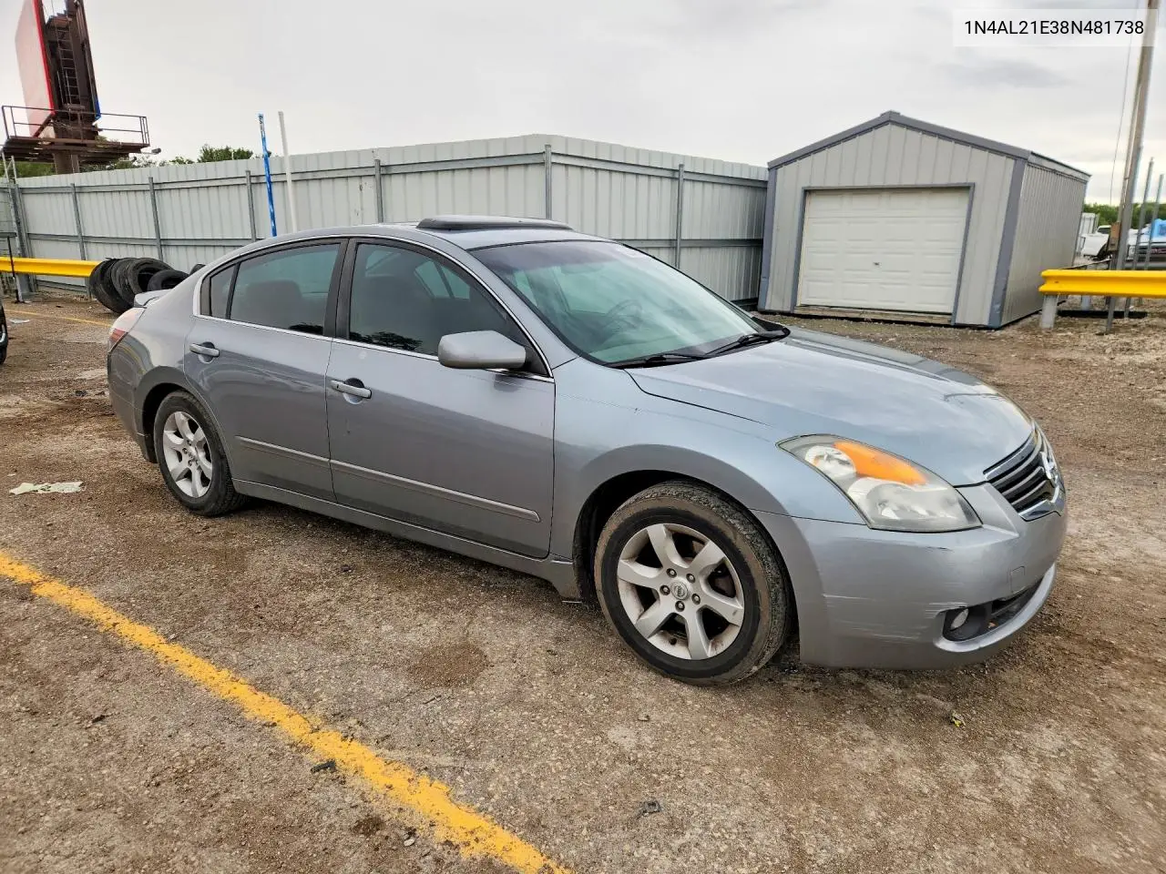 2008 Nissan Altima 2.5 VIN: 1N4AL21E38N481738 Lot: 53845946