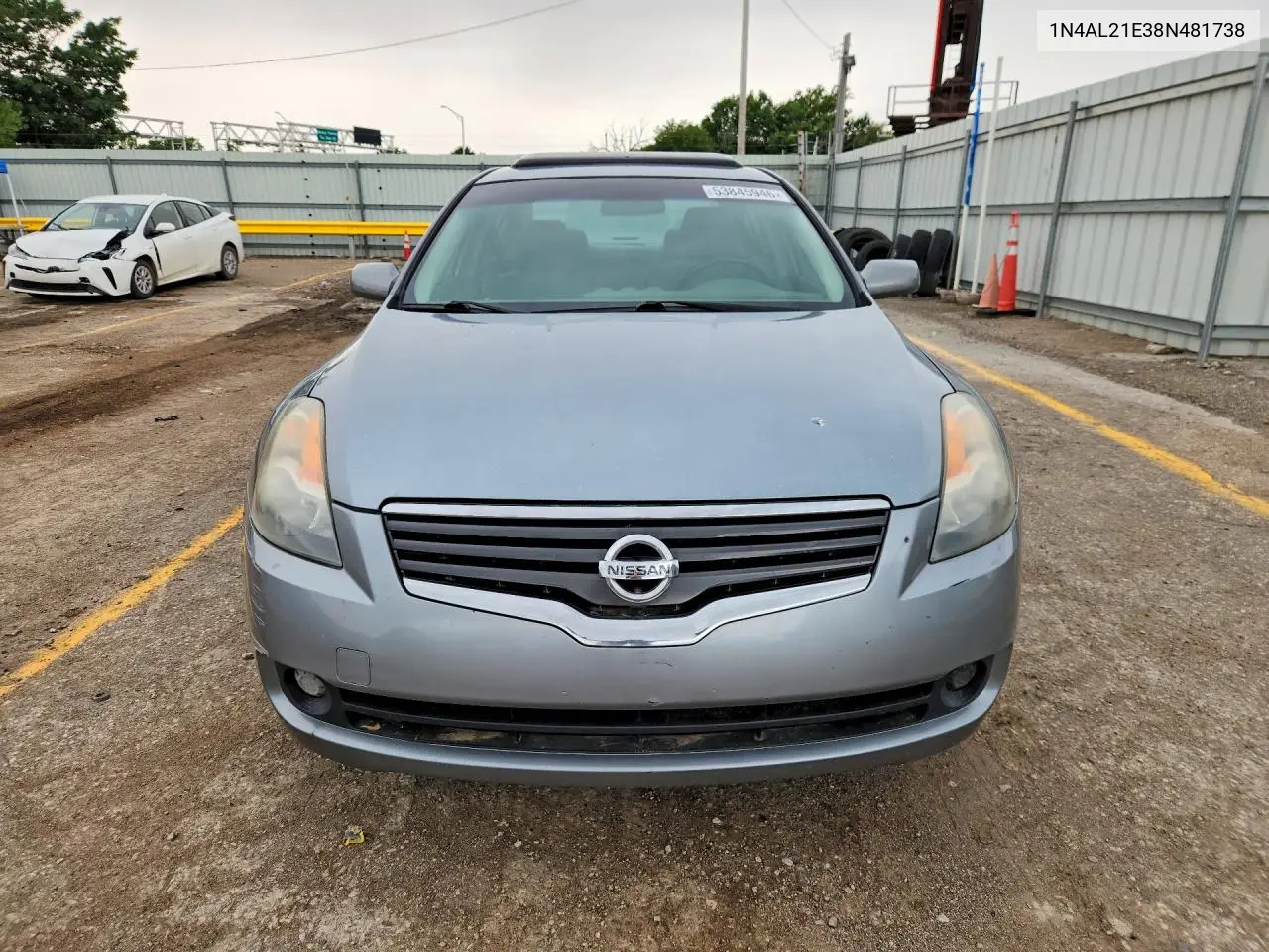 2008 Nissan Altima 2.5 VIN: 1N4AL21E38N481738 Lot: 53845946