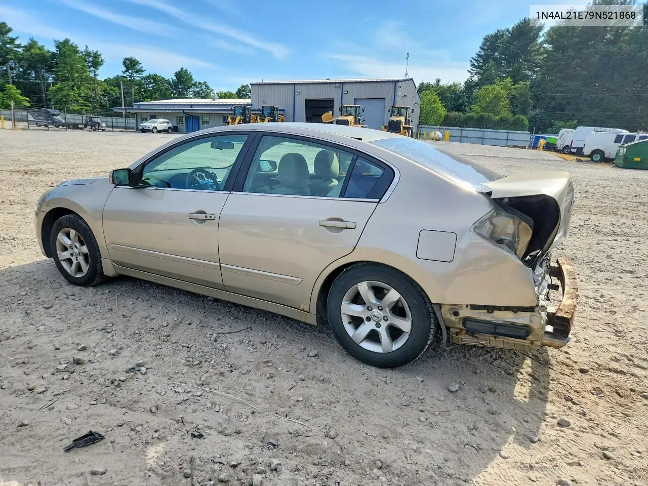 2009 Nissan Altima 2.5 VIN: 1N4AL21E79N521868 Lot: 61599676