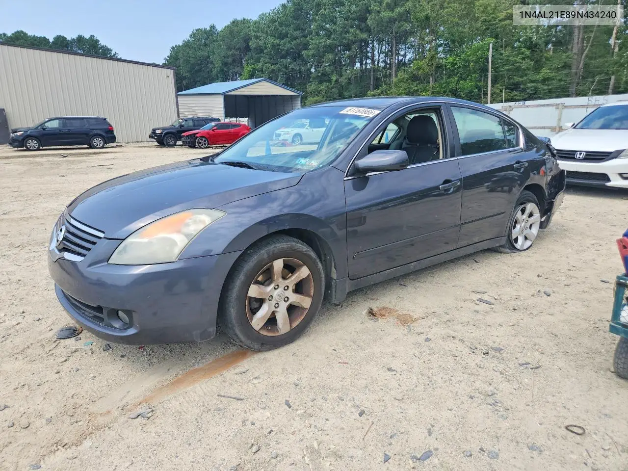 2009 Nissan Altima 2.5 VIN: 1N4AL21E89N434240 Lot: 61754866
