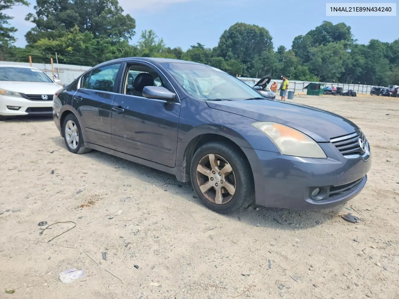 2009 Nissan Altima 2.5 VIN: 1N4AL21E89N434240 Lot: 61754866