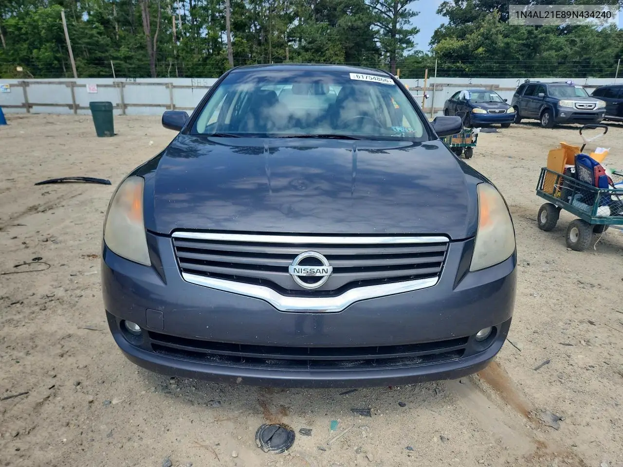 2009 Nissan Altima 2.5 VIN: 1N4AL21E89N434240 Lot: 61754866