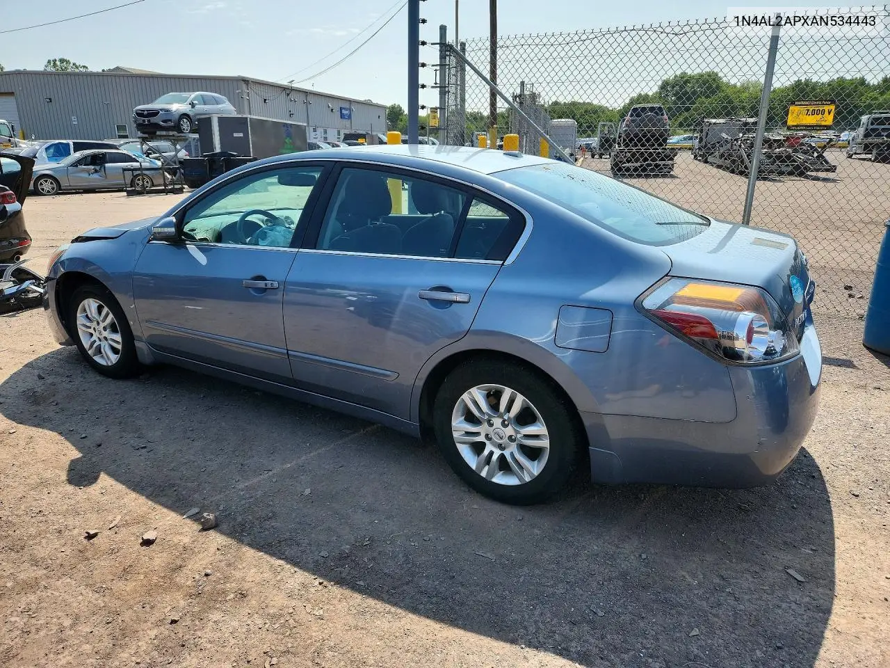 2010 Nissan Altima 2.5 VIN: 1N4AL2APXAN534443 Lot: 62118626