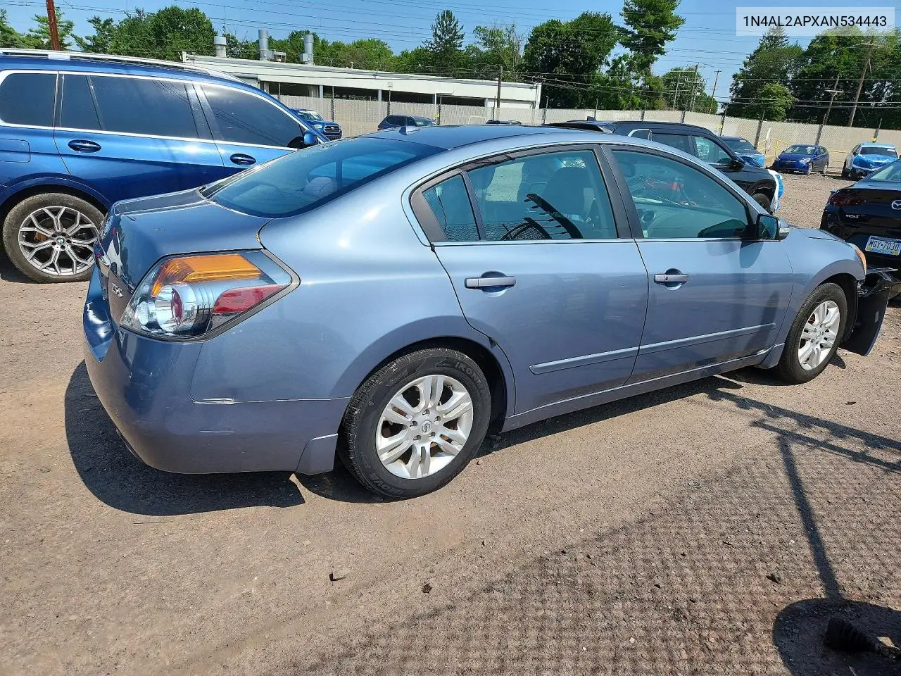 2010 Nissan Altima 2.5 VIN: 1N4AL2APXAN534443 Lot: 62118626