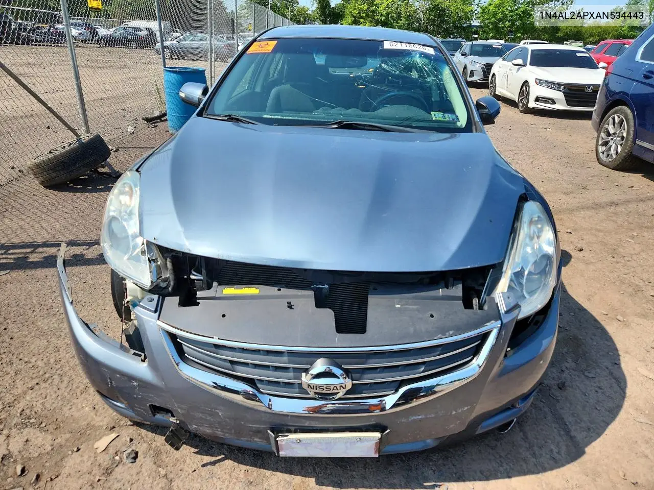2010 Nissan Altima 2.5 VIN: 1N4AL2APXAN534443 Lot: 62118626
