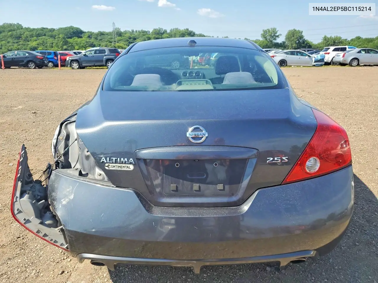 2011 Nissan Altima S VIN: 1N4AL2EP5BC115214 Lot: 60173696
