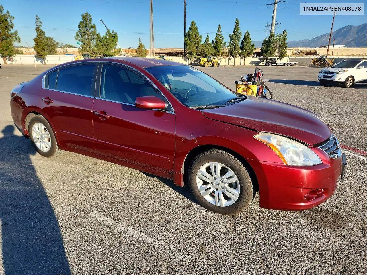 2011 Nissan Altima 2.5 VIN: 1N4AL2AP3BN403078 Lot: 61807656