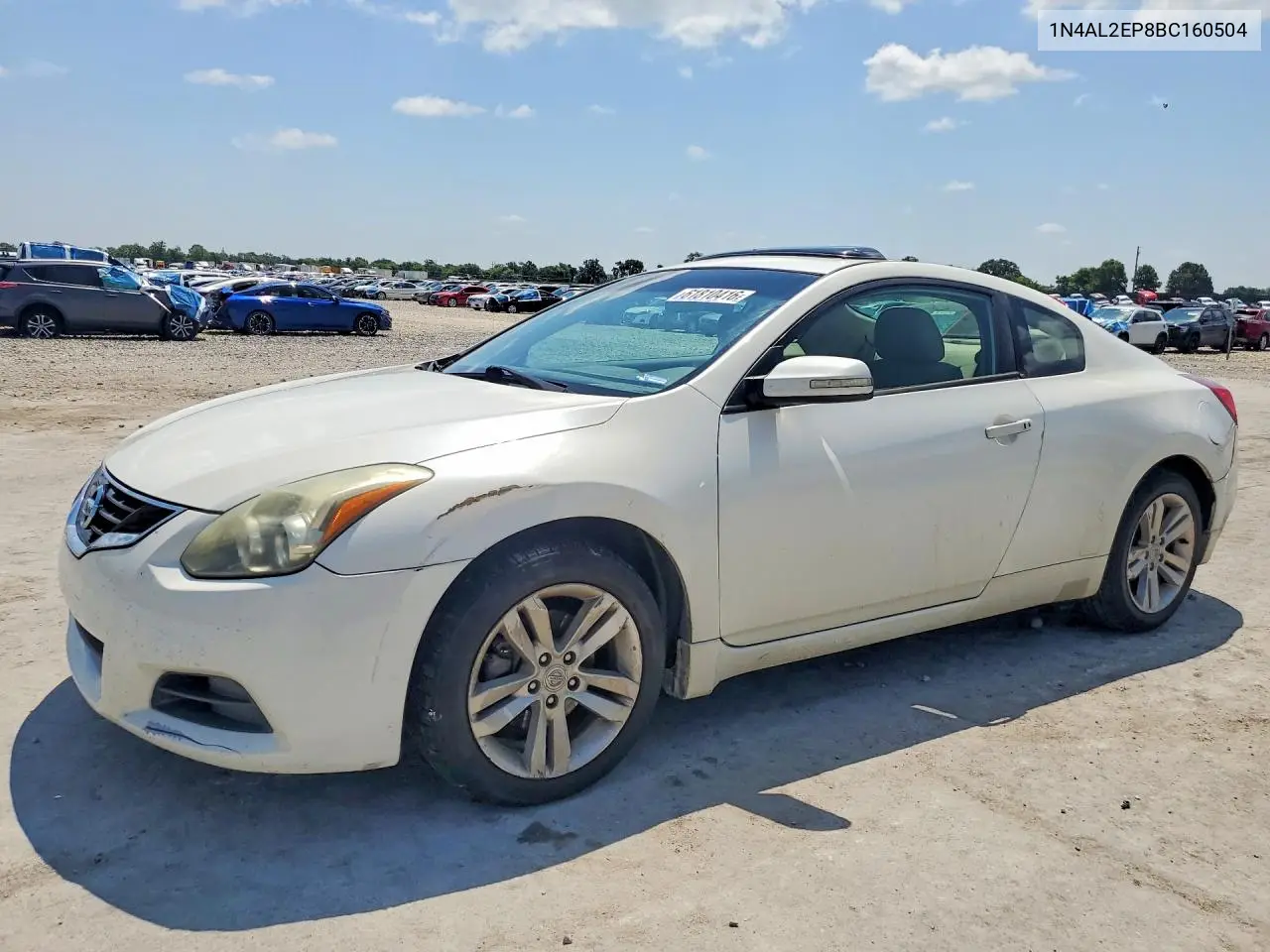 2011 Nissan Altima 2.5 S VIN: 1N4AL2EP8BC160504 Lot: 61810416