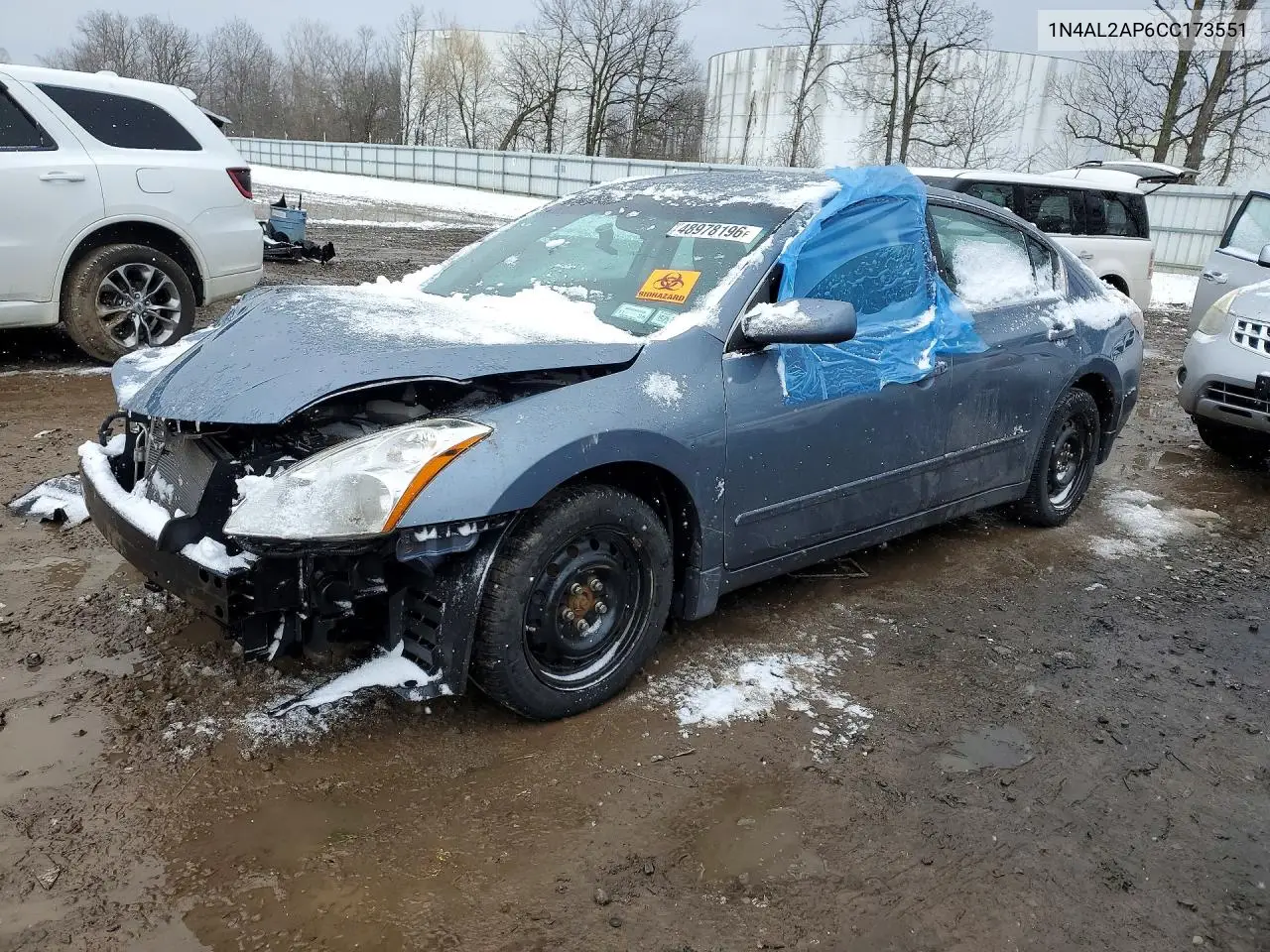 2012 Nissan Altima 2.5 VIN: 1N4AL2AP6CC173551 Lot: 48978196