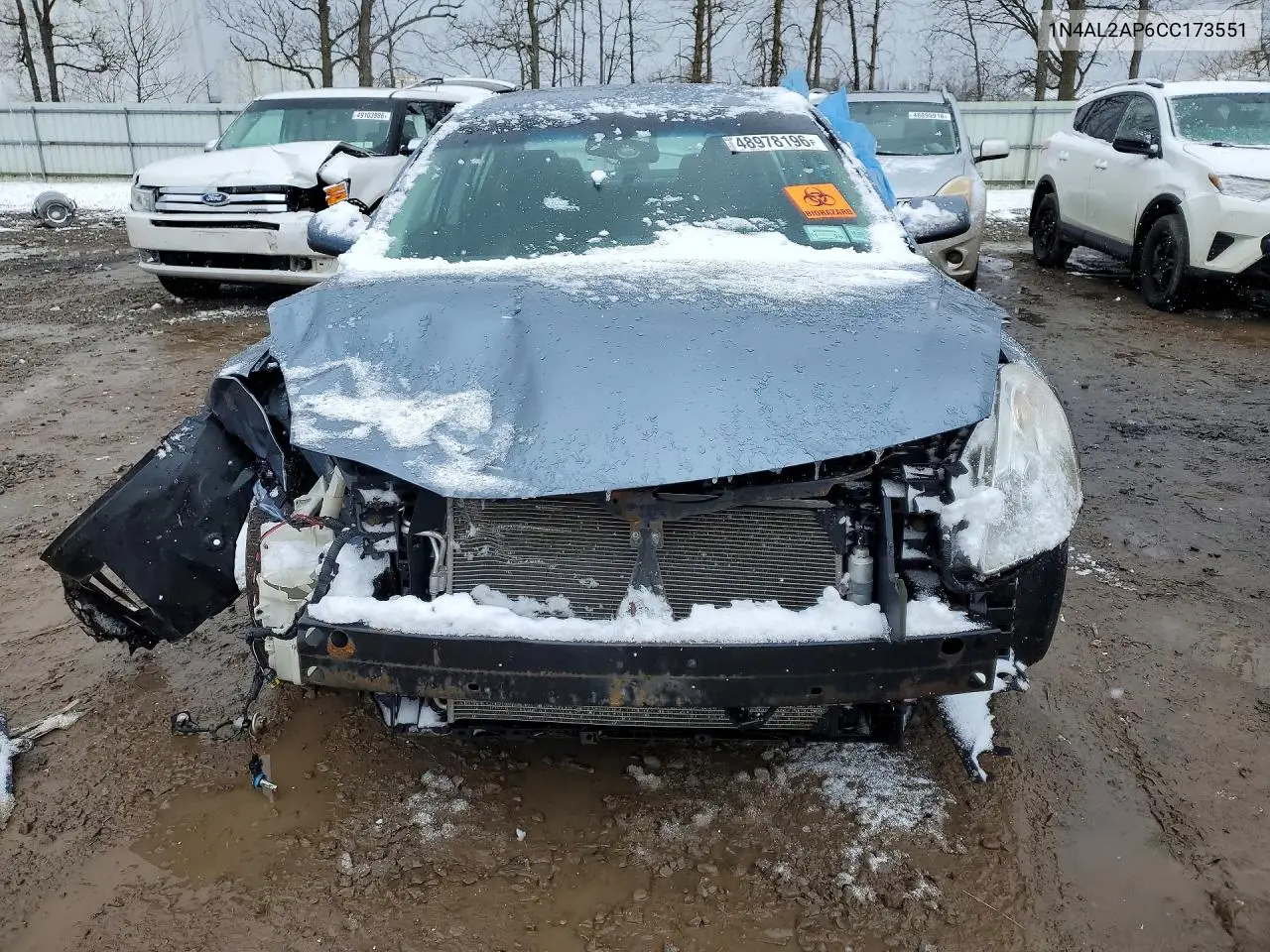 2012 Nissan Altima 2.5 VIN: 1N4AL2AP6CC173551 Lot: 48978196