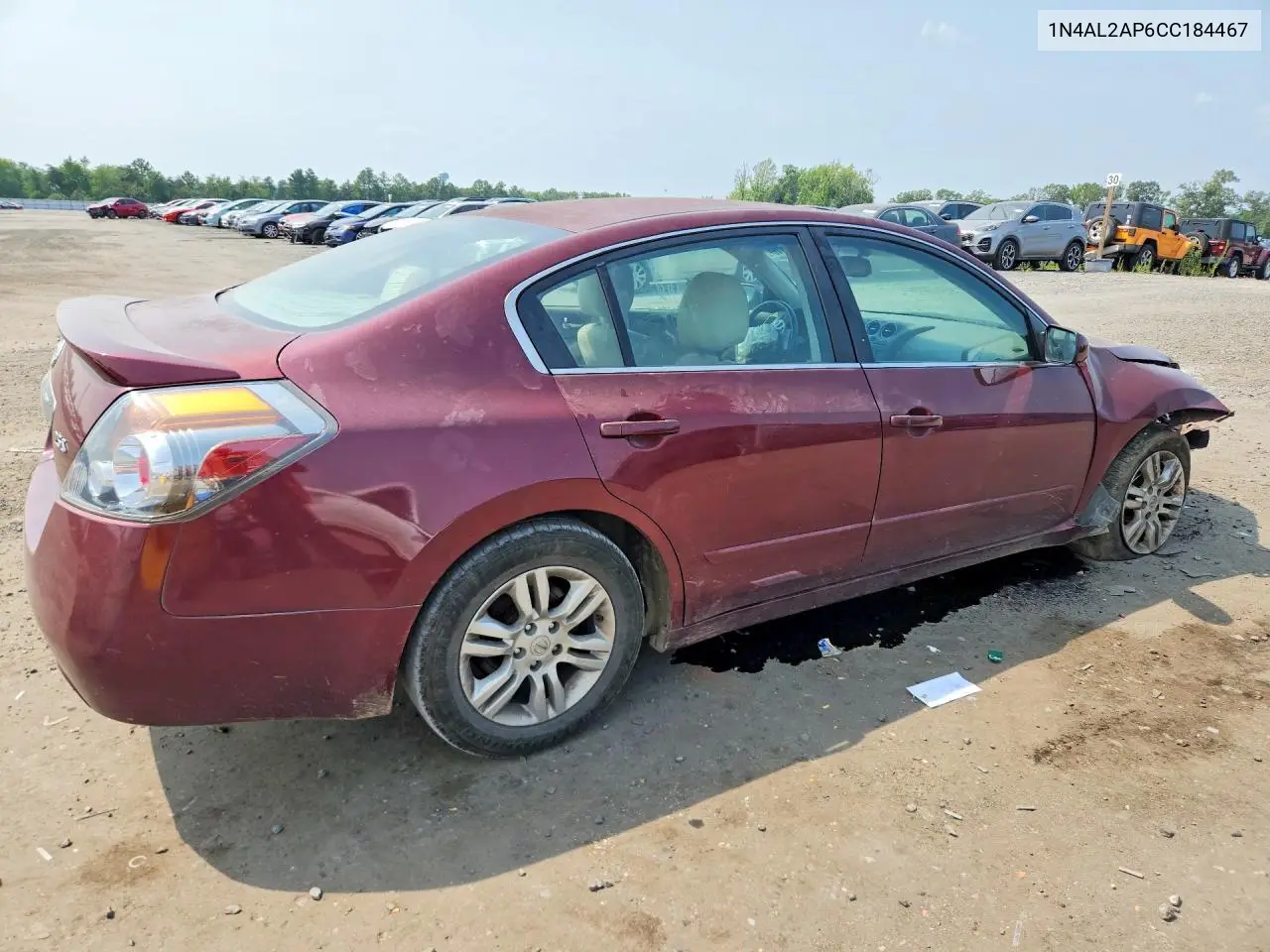 2012 Nissan Altima 2.5 VIN: 1N4AL2AP6CC184467 Lot: 61596516