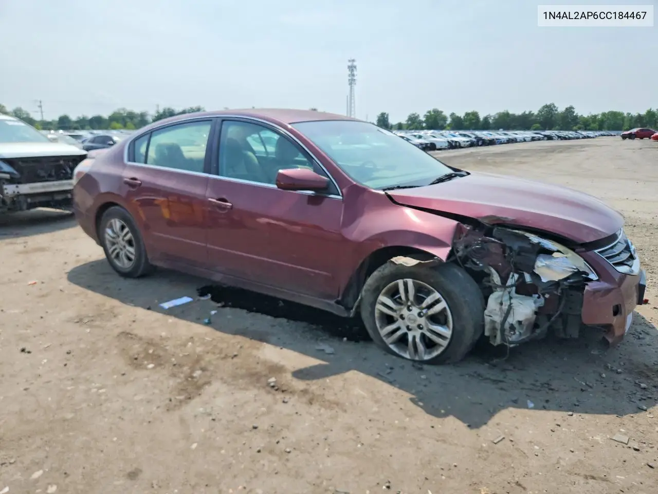 2012 Nissan Altima 2.5 VIN: 1N4AL2AP6CC184467 Lot: 61596516