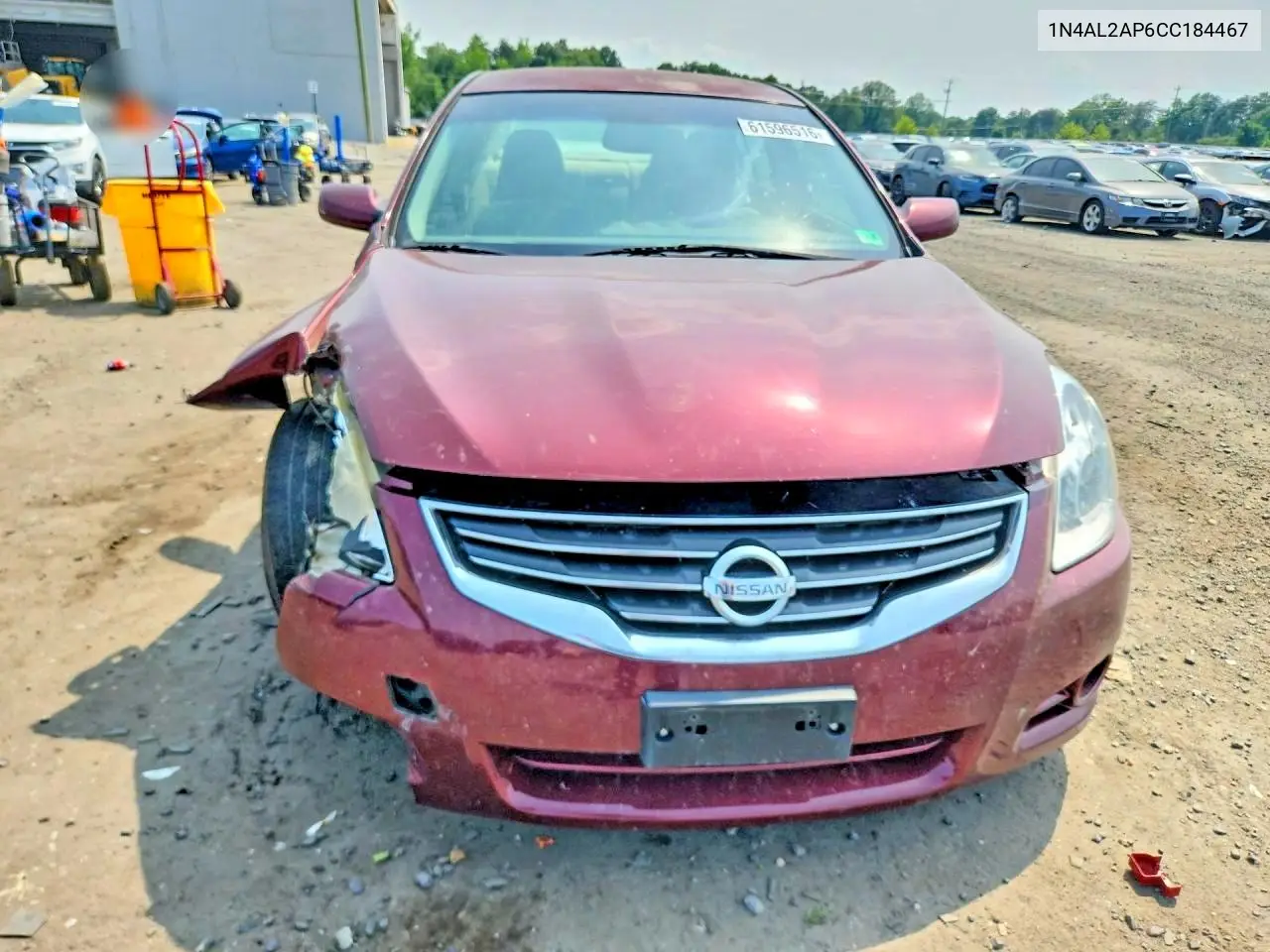 2012 Nissan Altima 2.5 VIN: 1N4AL2AP6CC184467 Lot: 61596516