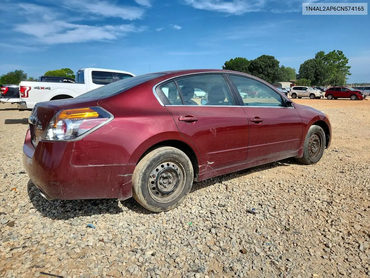 2012 Nissan Altima 2.5 VIN: 1N4AL2AP6CN574165 Lot: 61864716