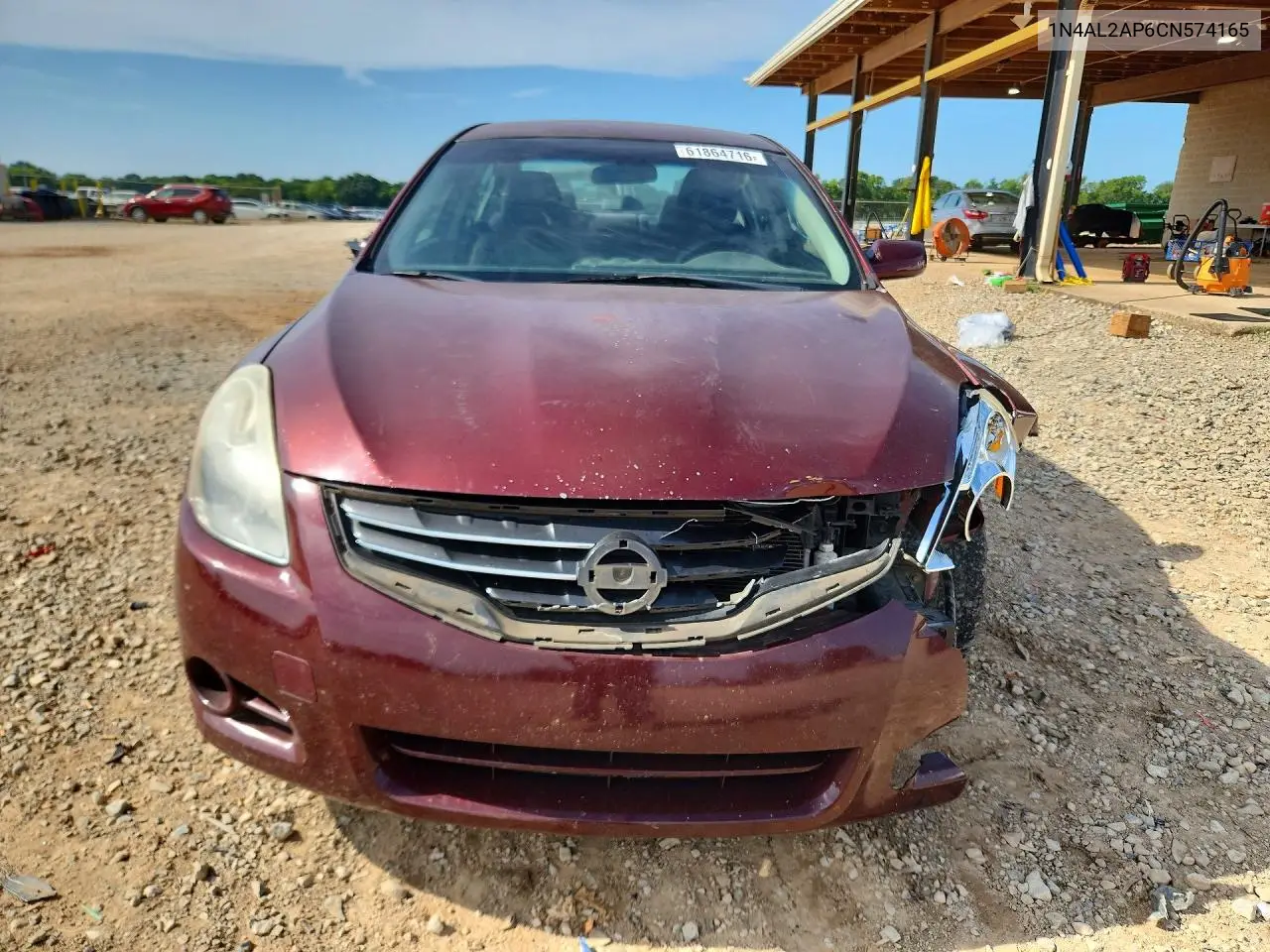 2012 Nissan Altima 2.5 VIN: 1N4AL2AP6CN574165 Lot: 61864716