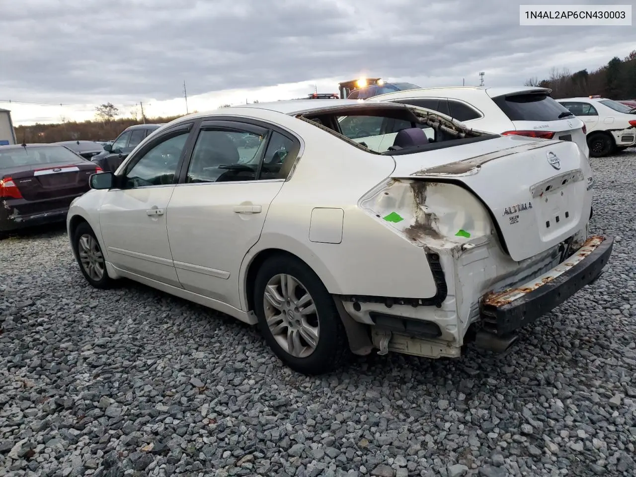 1N4AL2AP6CN430003 2012 Nissan Altima 2.5