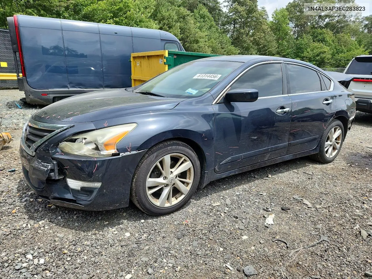 2014 Nissan Altima 2.5 Sv VIN: 1N4AL3AP3EC283823 Lot: 61314456