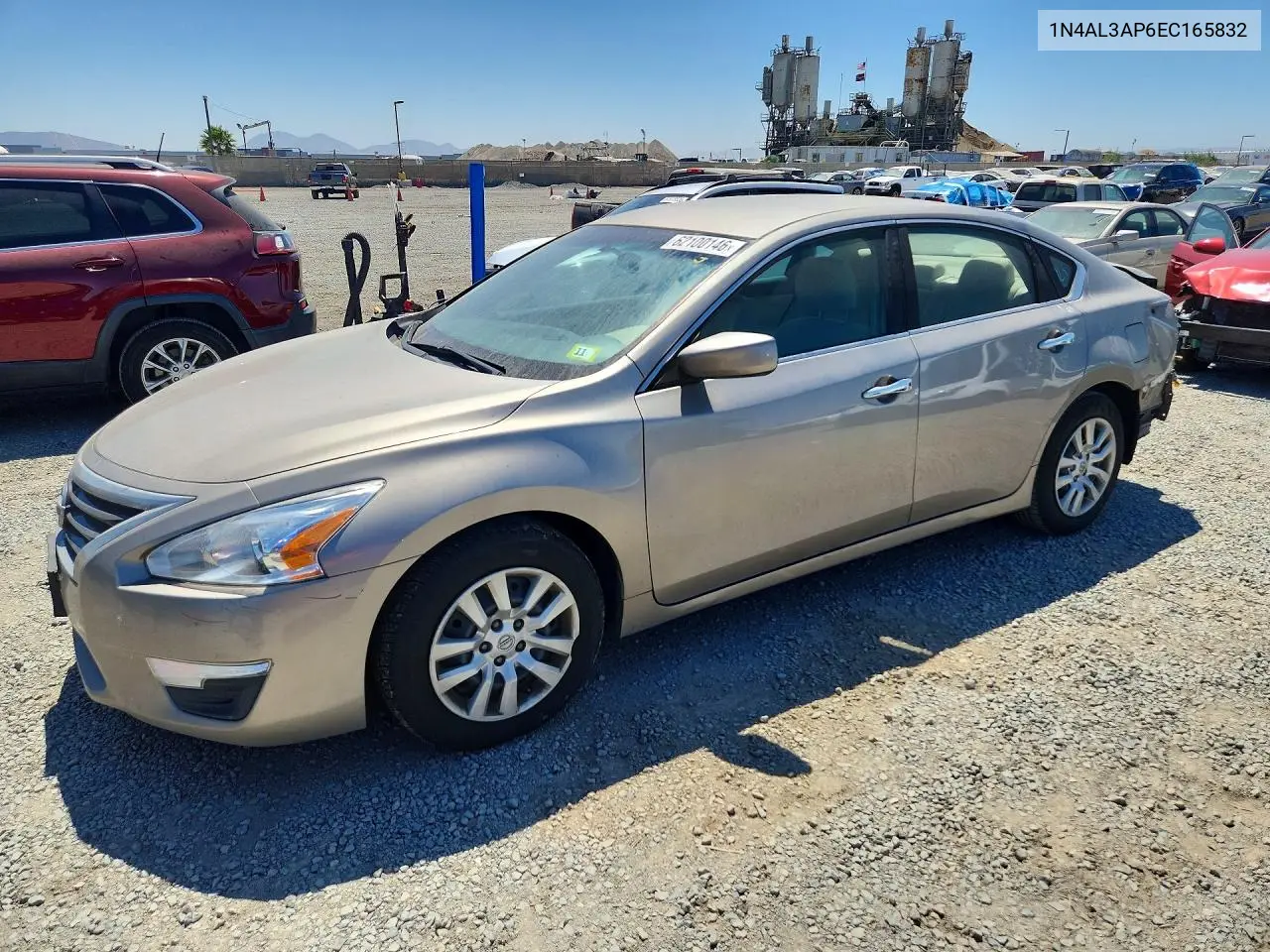 2014 Nissan Altima 2.5 S VIN: 1N4AL3AP6EC165832 Lot: 62100146