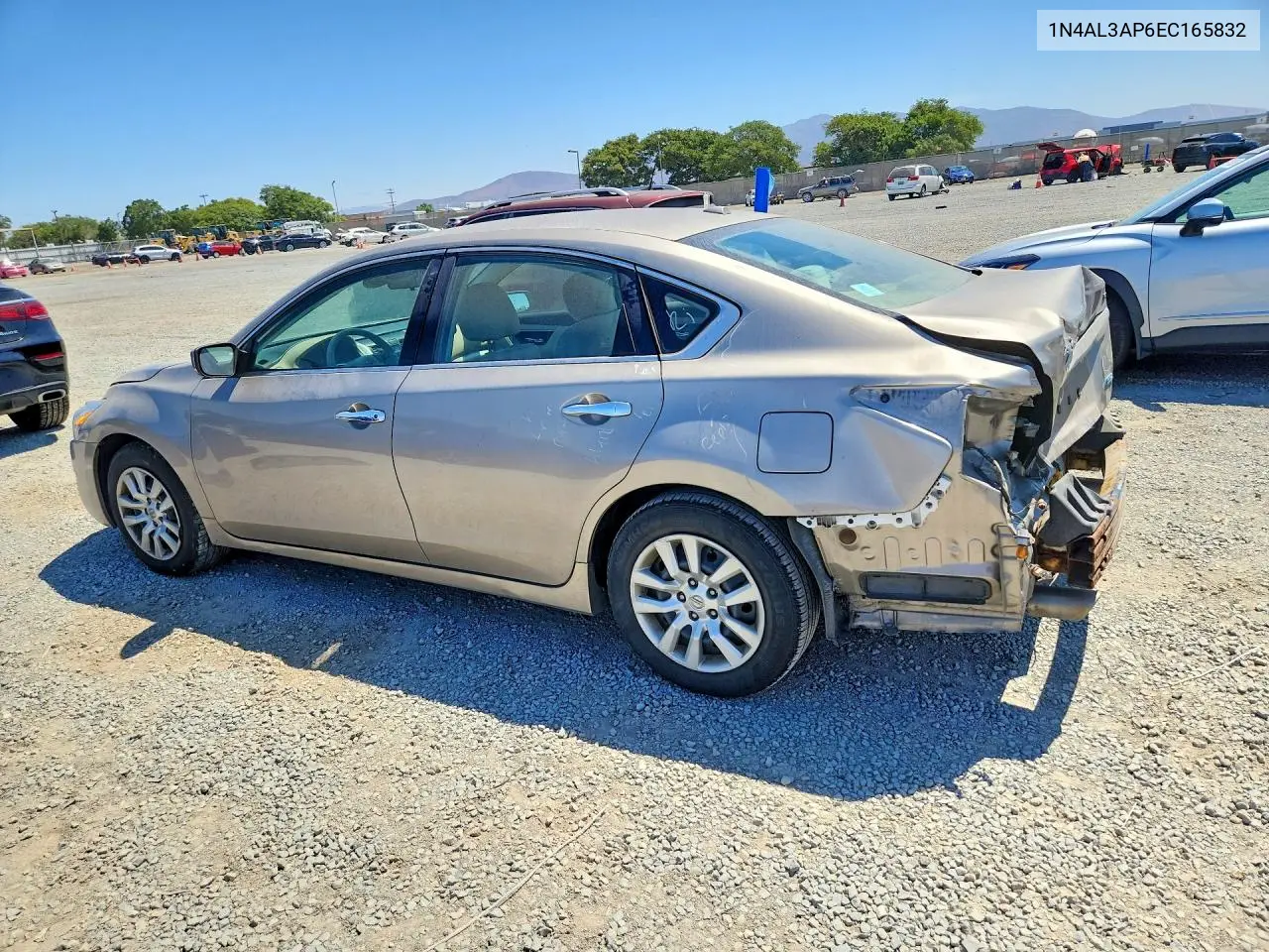 2014 Nissan Altima 2.5 S VIN: 1N4AL3AP6EC165832 Lot: 62100146