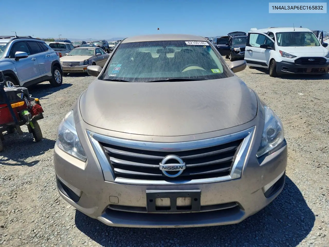 2014 Nissan Altima 2.5 S VIN: 1N4AL3AP6EC165832 Lot: 62100146