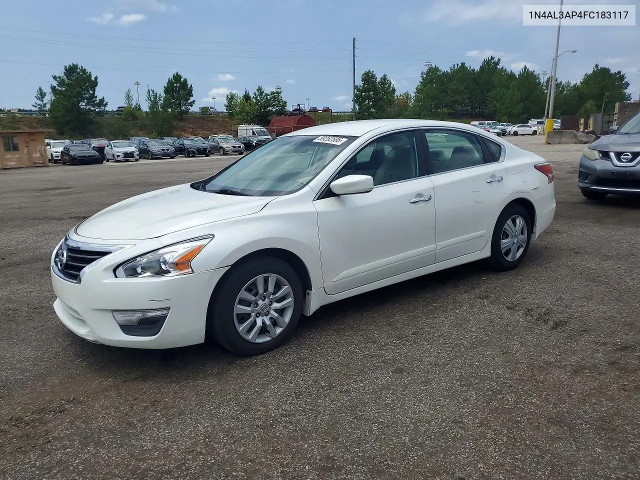 2015 Nissan Altima 2.5 S VIN: 1N4AL3AP4FC183117 Lot: 59252586