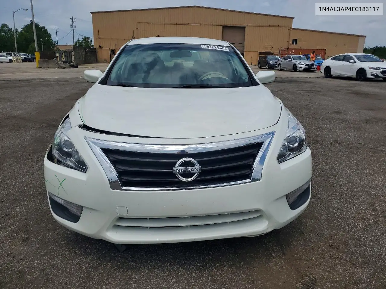 2015 Nissan Altima 2.5 S VIN: 1N4AL3AP4FC183117 Lot: 59252586