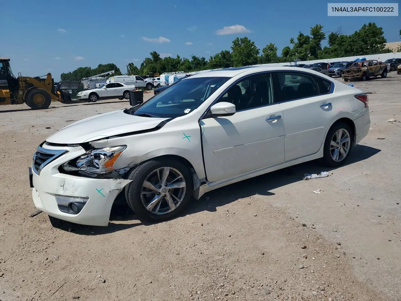 2015 Nissan Altima 2.5 Sv VIN: 1N4AL3AP4FC100222 Lot: 60793246