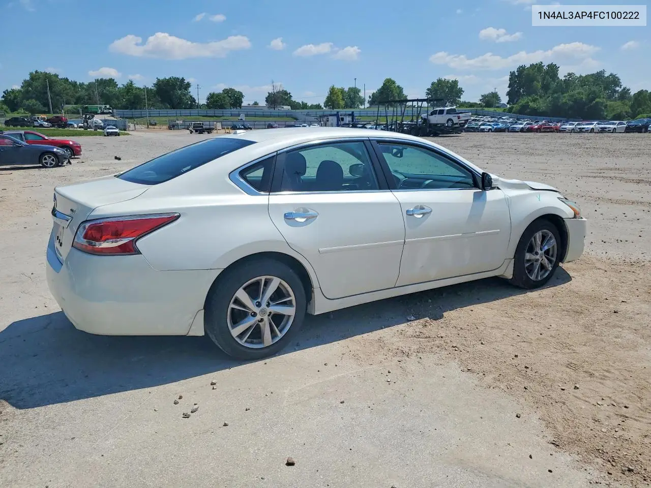 2015 Nissan Altima 2.5 Sv VIN: 1N4AL3AP4FC100222 Lot: 60793246