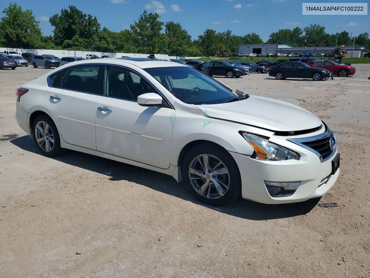 2015 Nissan Altima 2.5 Sv VIN: 1N4AL3AP4FC100222 Lot: 60793246