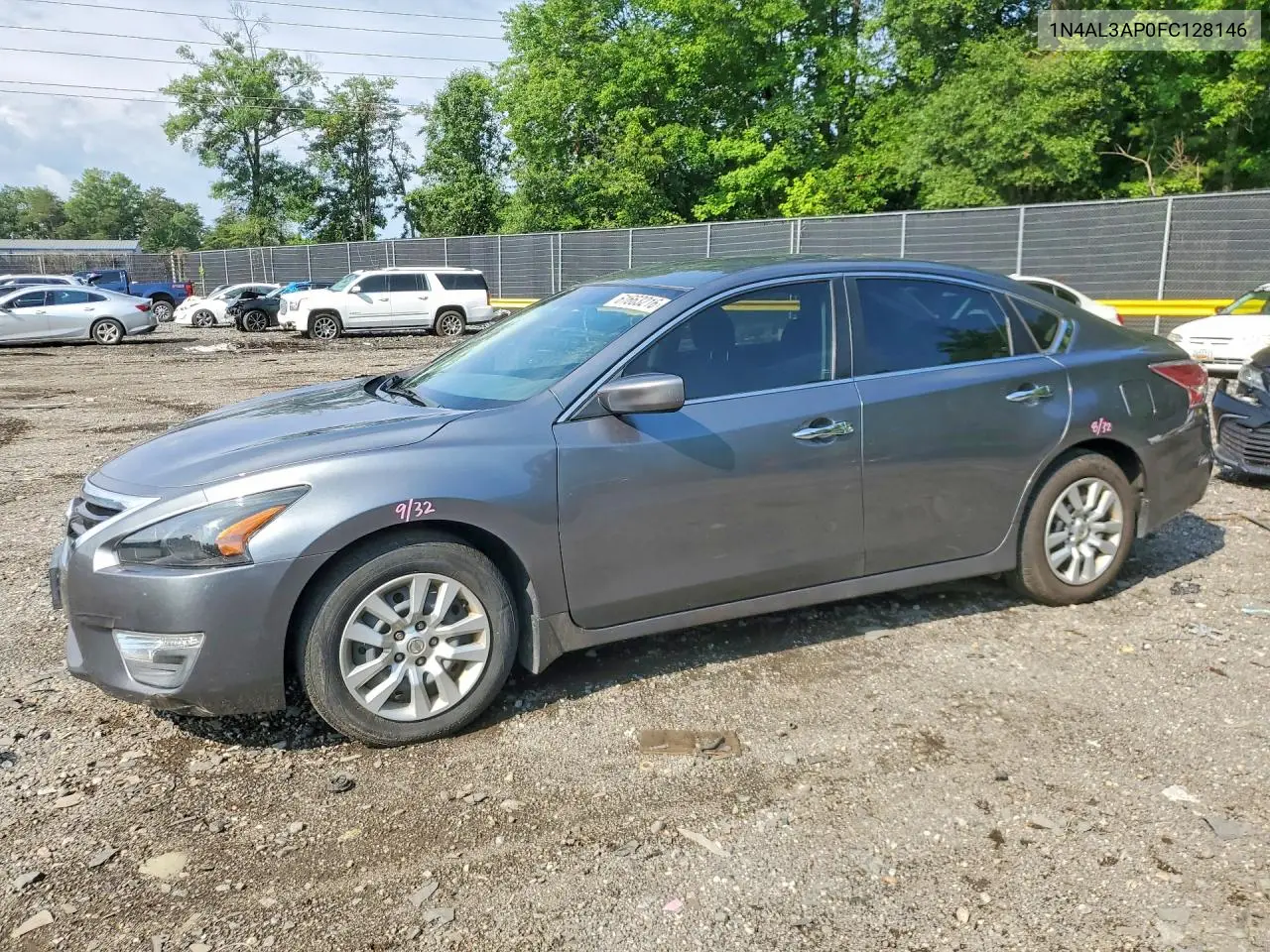 2015 Nissan Altima 2.5 S VIN: 1N4AL3AP0FC128146 Lot: 61663216