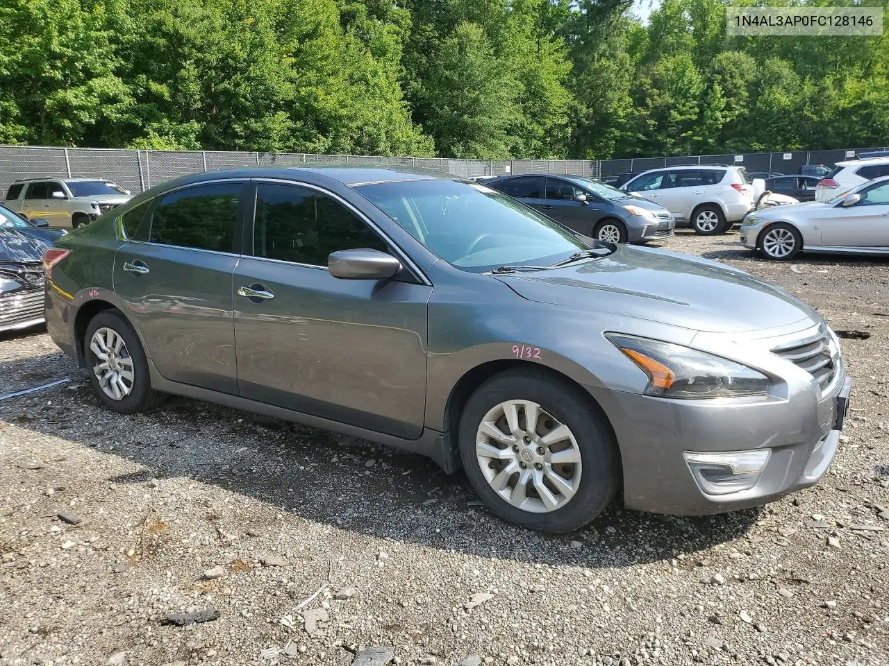 2015 Nissan Altima 2.5 S VIN: 1N4AL3AP0FC128146 Lot: 61663216