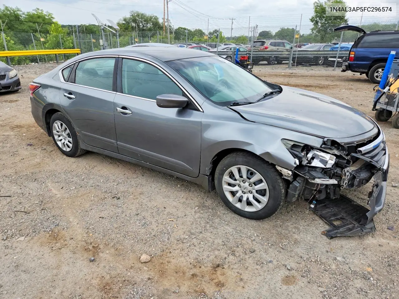 2015 Nissan Altima 2.5 S VIN: 1N4AL3AP5FC296574 Lot: 61841166