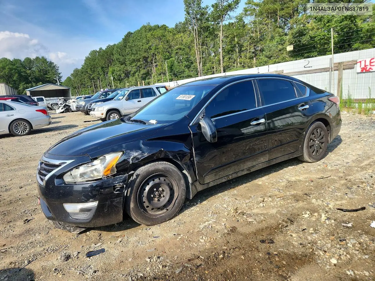 2015 Nissan Altima 2.5 S VIN: 1N4AL3AP0FN887819 Lot: 61981096