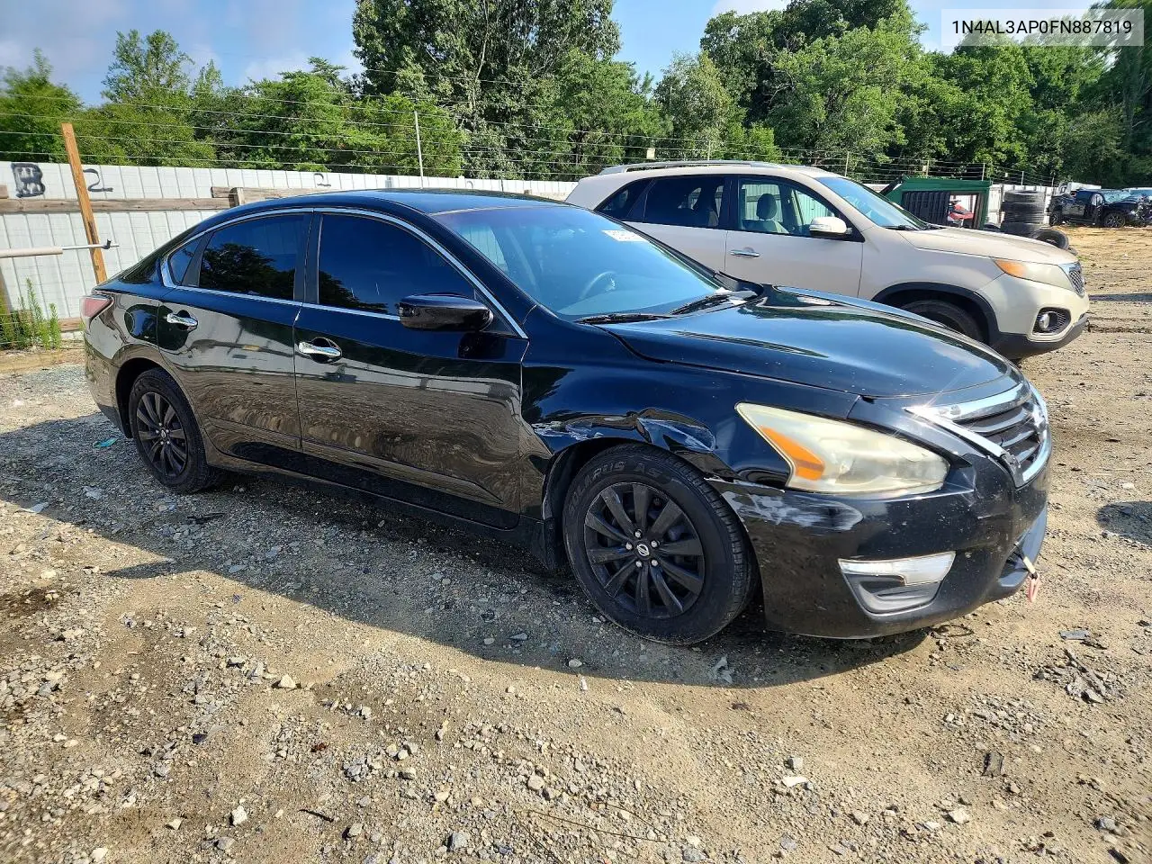 2015 Nissan Altima 2.5 S VIN: 1N4AL3AP0FN887819 Lot: 61981096