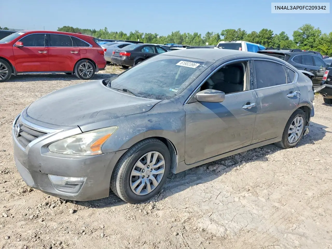 2015 Nissan Altima 2.5 S VIN: 1N4AL3AP0FC209342 Lot: 61982396