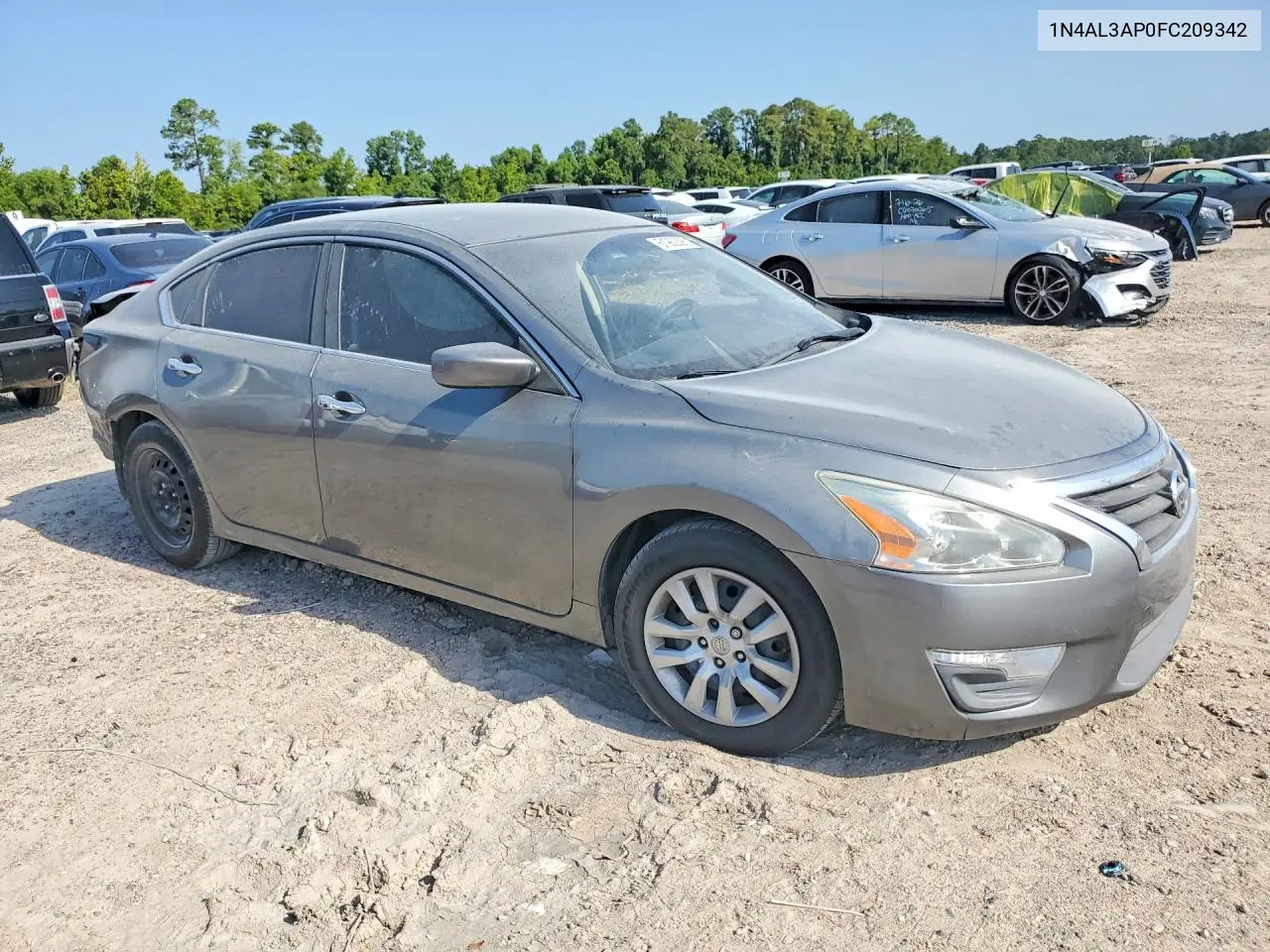 2015 Nissan Altima 2.5 S VIN: 1N4AL3AP0FC209342 Lot: 61982396