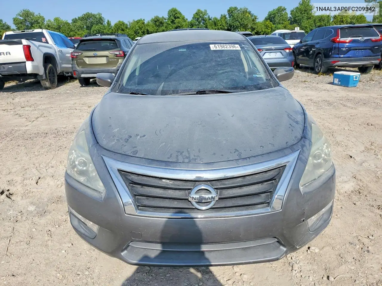 2015 Nissan Altima 2.5 S VIN: 1N4AL3AP0FC209342 Lot: 61982396