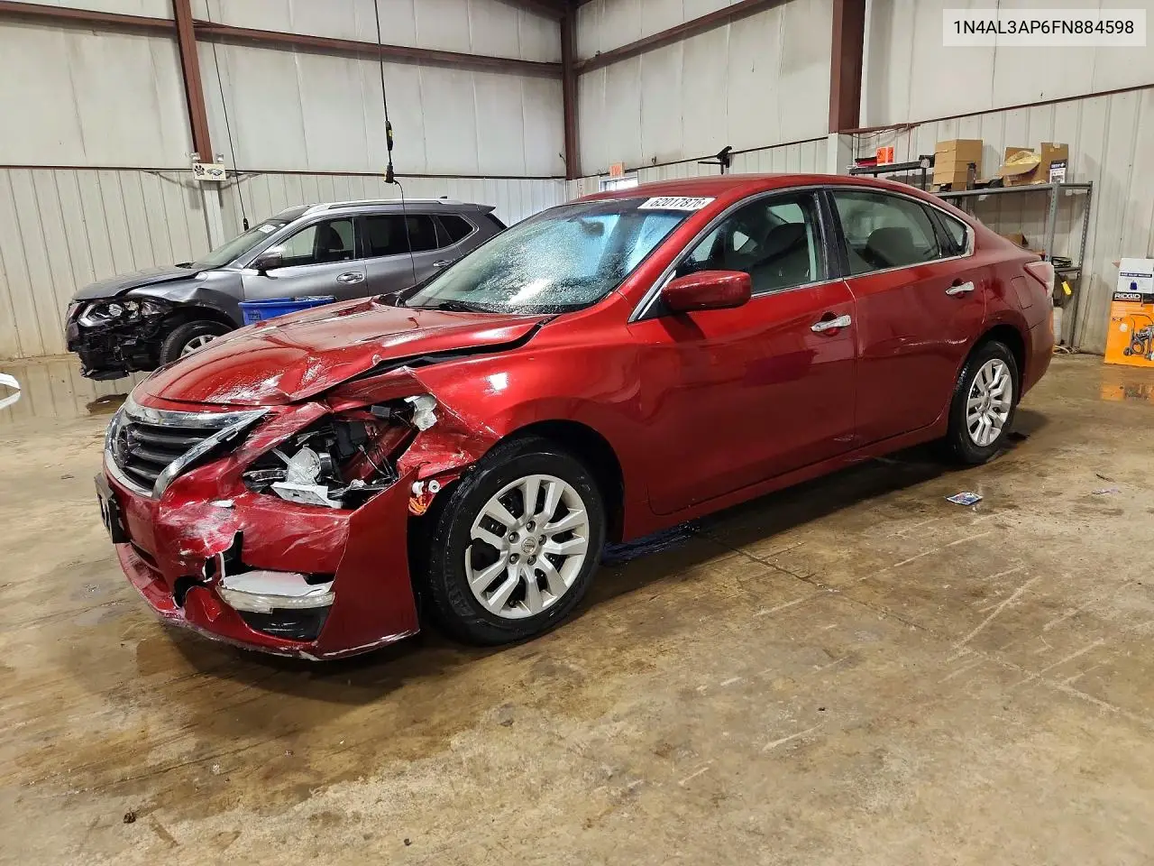 2015 Nissan Altima 2.5 S VIN: 1N4AL3AP6FN884598 Lot: 62017876