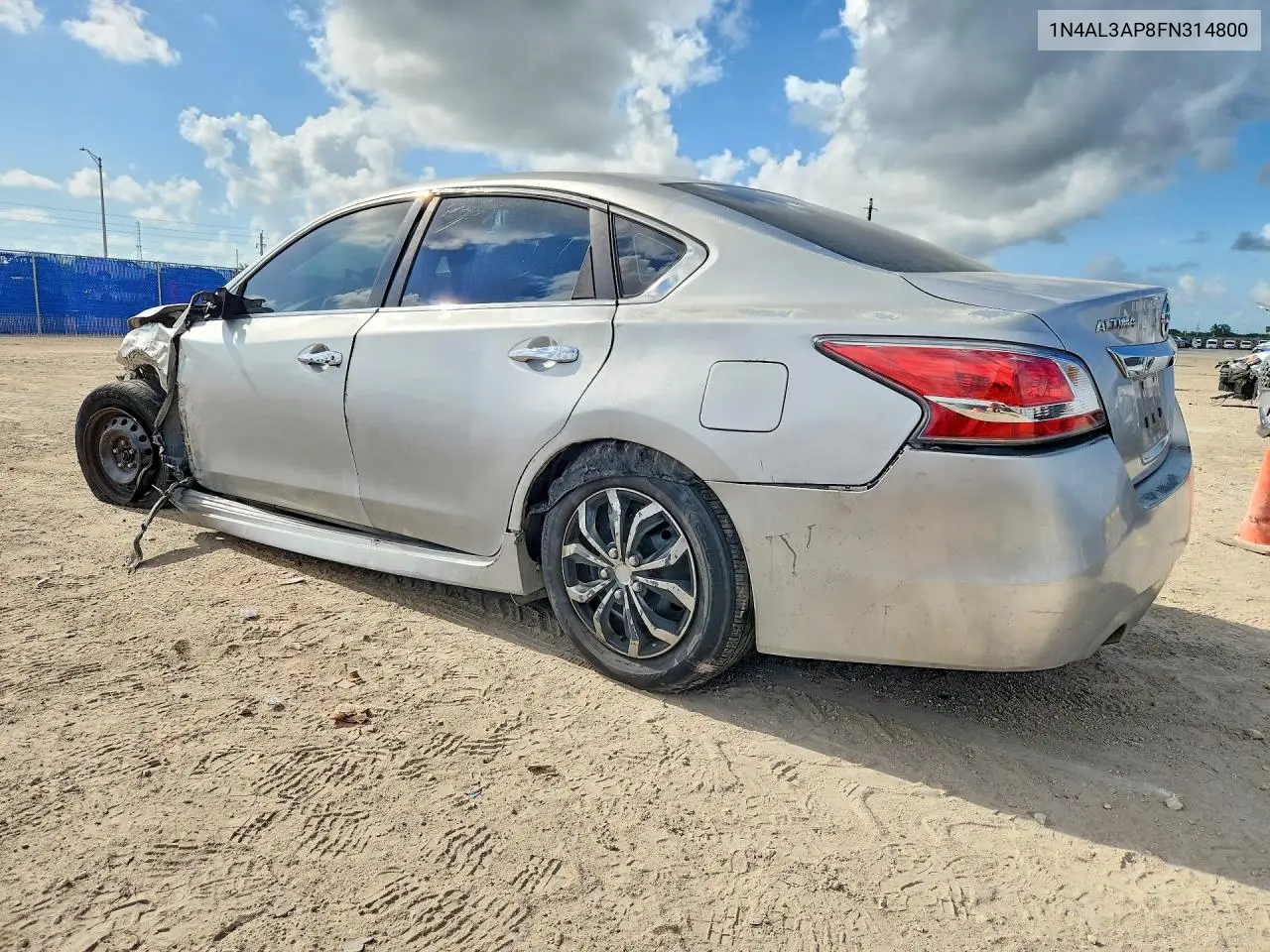2015 Nissan Altima 2.5 S VIN: 1N4AL3AP8FN314800 Lot: 62056466
