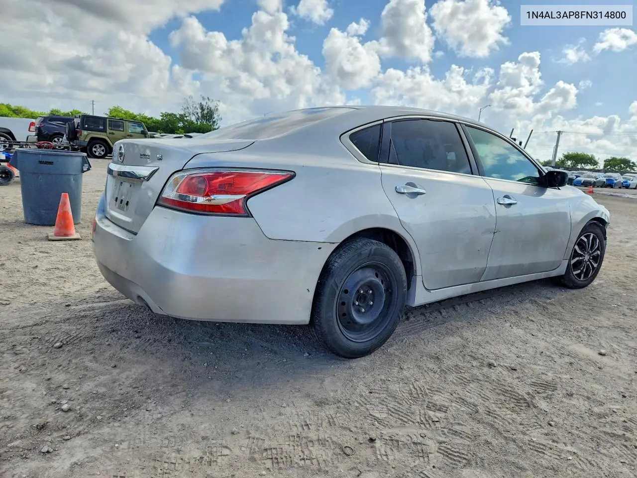2015 Nissan Altima 2.5 S VIN: 1N4AL3AP8FN314800 Lot: 62056466