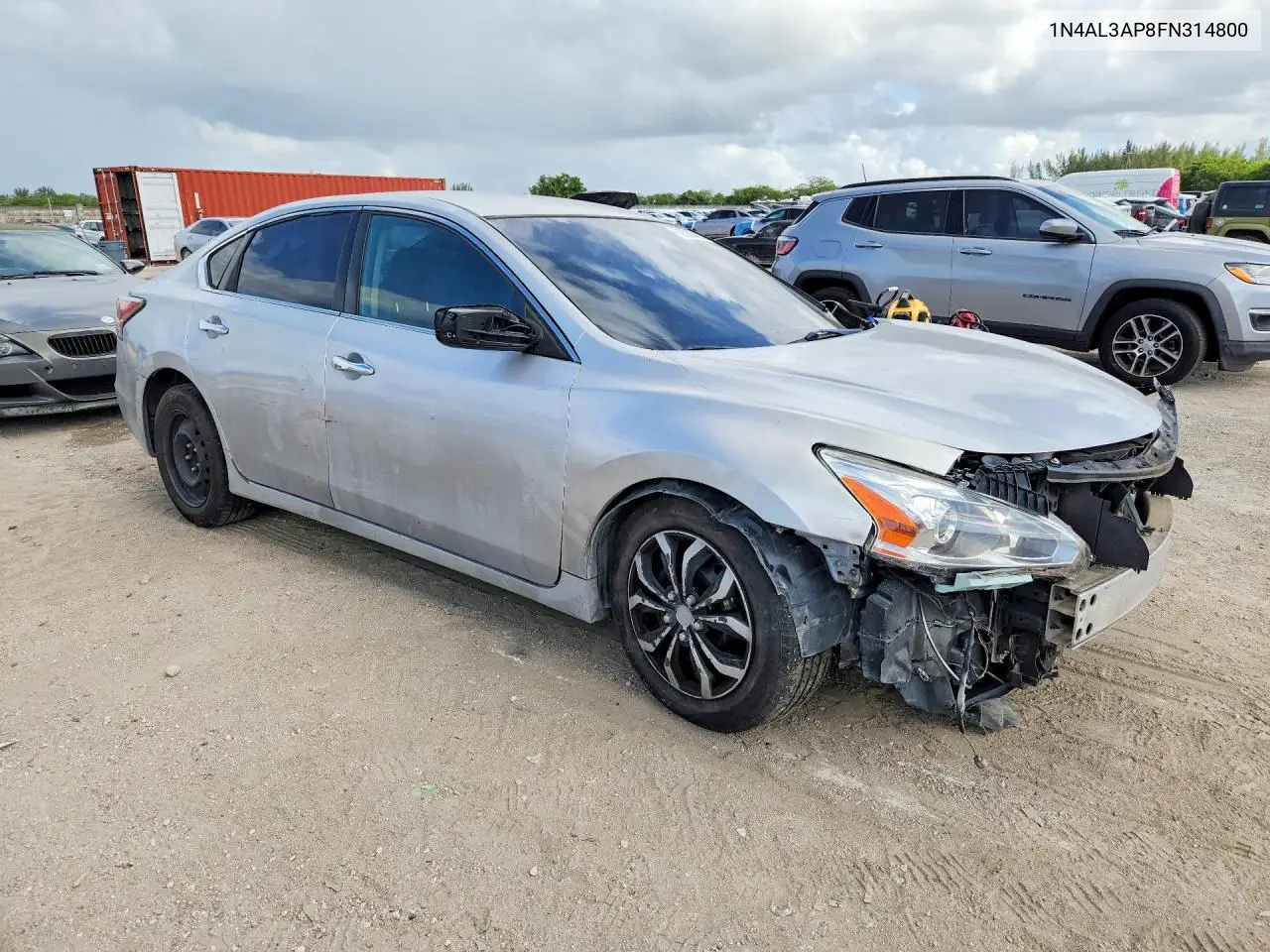 2015 Nissan Altima 2.5 S VIN: 1N4AL3AP8FN314800 Lot: 62056466